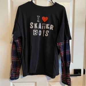 I Love Skater Boys Combo Tee